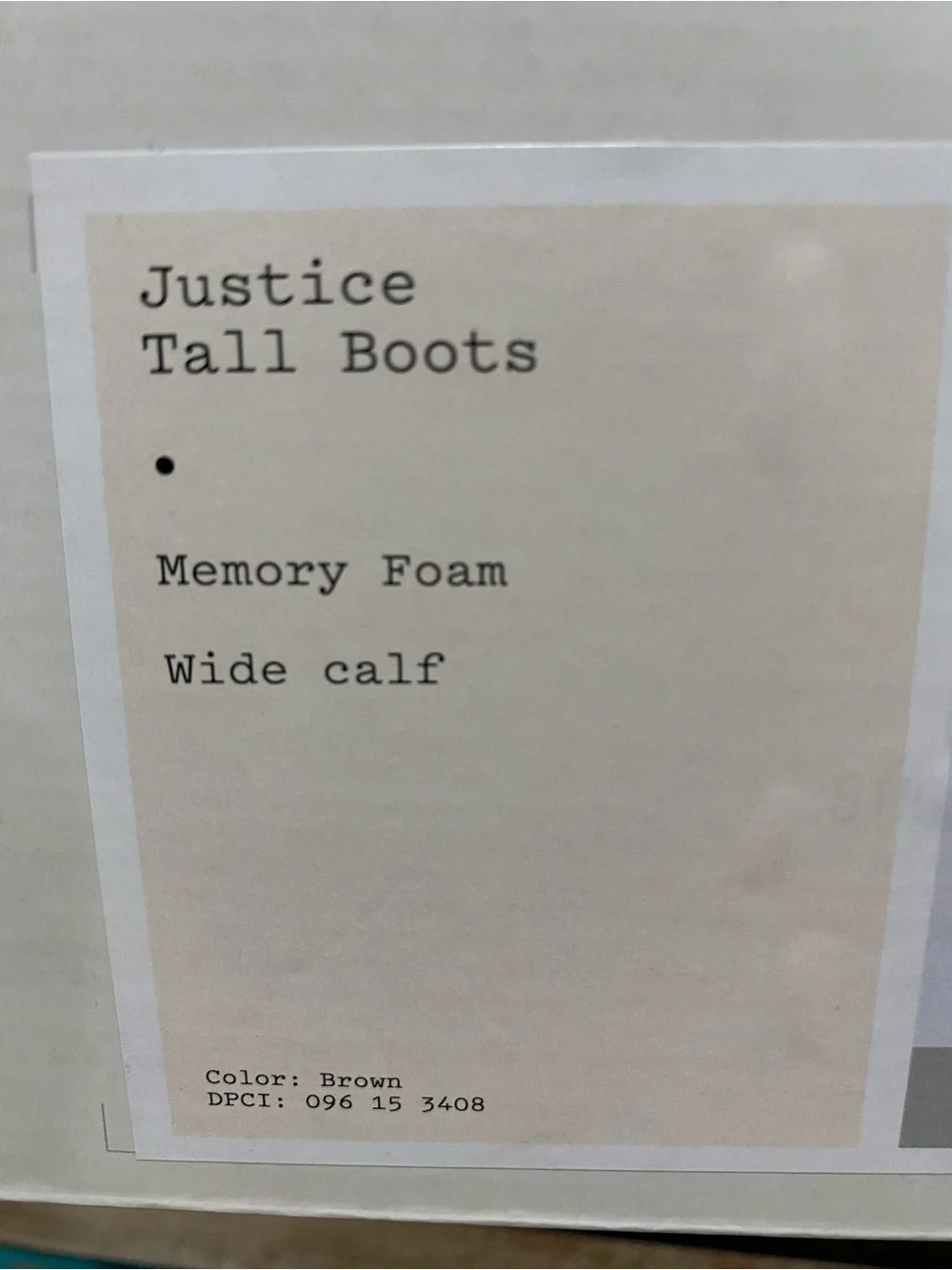 A New Day Brown Suede Wide Calf, memory foam Boots, size 8, new!